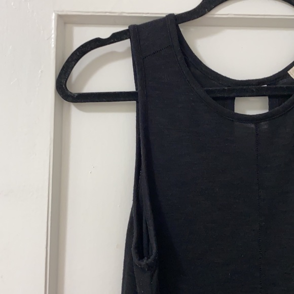 J.Crew | Drapey Black Silky Hem Tank Top  Small - Picture 2 of 7